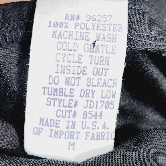 Vintage PS Per Seption black mini dress rhinestone size medium - Picture 8 of 8